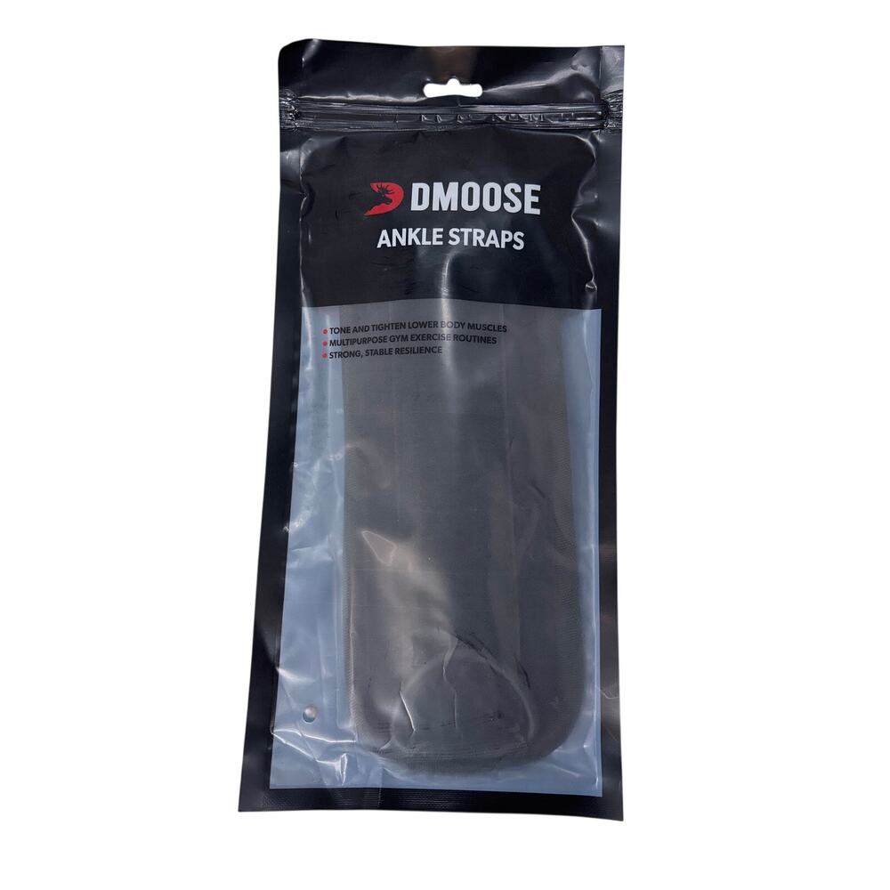 DMoose Ankle Cuffs Cable Machine Gym Straps Neoprene Kickbacks Glutes Adjustable